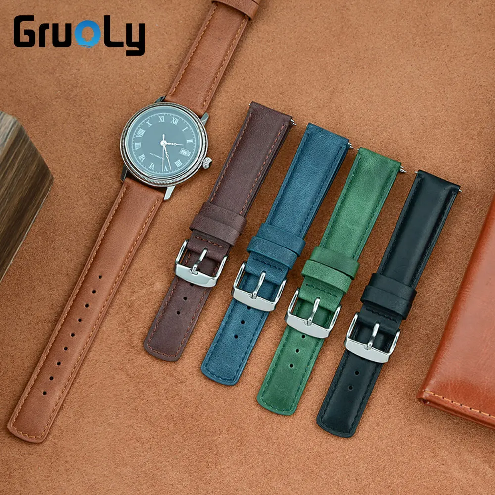 Ремешок для часов из воловьей кожи с верхним зерном, быстросъемный универсальный ремешок 20 мм 22 мм для Samsung Galaxy Watch для Huawei gt4/5 pro
Ремешок для часов из воловьей кожи с верхним зерном, быстросъемный универсальный ремешок 20 мм 22 мм для Samsung Galaxy Watch для Huawei gt4/5 pro