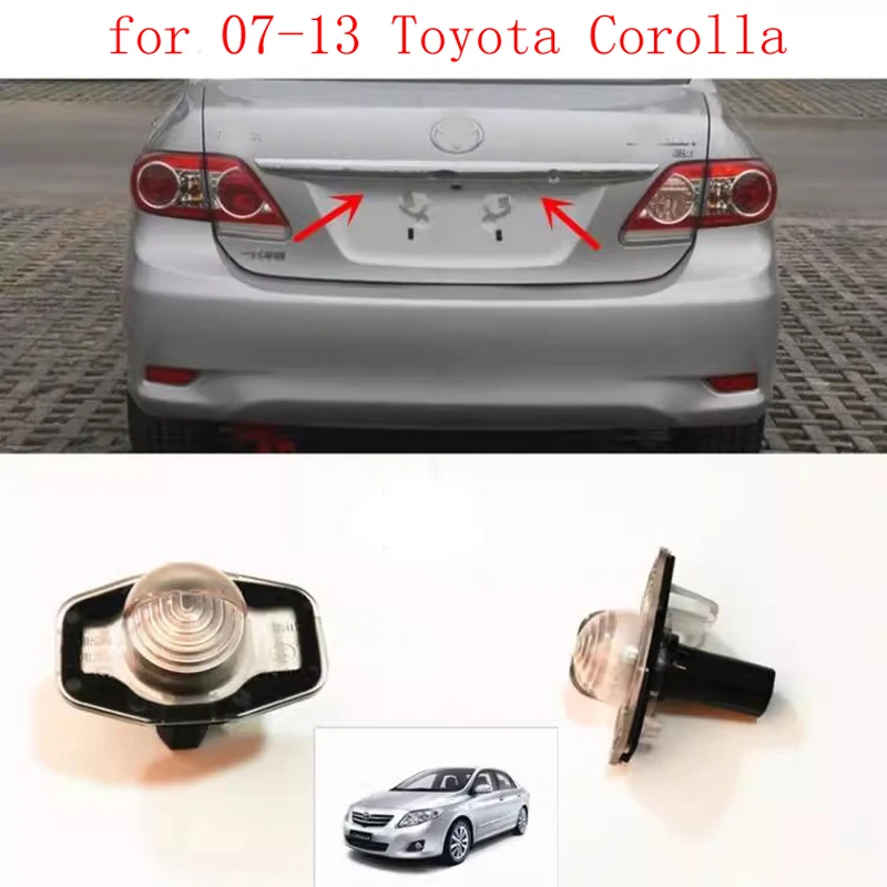 Для 2007-2013 Toyota Corolla задний номерной знак абажур лампа номерного знака Corolla лампа номерного знака аксессуары в виде корпуса
Для 2007-2013 Toyota Corolla задний номерной знак абажур лампа номерного знака Corolla лампа номерного знака аксессуары в виде корпуса