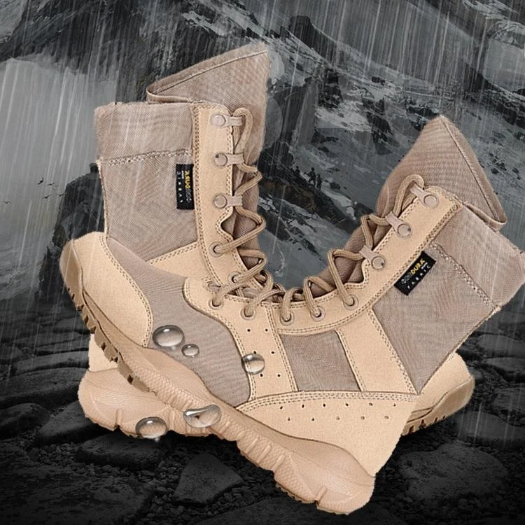 High-Top Breathable Desert Tactical Boots Shock Absorption Anti-Slip Hiking Shoes Outdoor Climbing Boots Mountain Trekking Shoes
High-Top Breathable Desert Tactical Boots Shock Absorption Anti-Slip Hiking Shoes Outdoor Climbing Boots Mountain Trekking Shoes