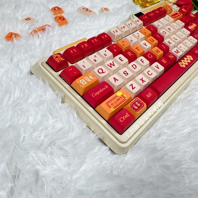 Mechanical keyboard keycap XDA height keycap cartoon five-sided sublimation PBT material
Mechanical keyboard keycap XDA height keycap cartoon five-sided sublimation PBT material