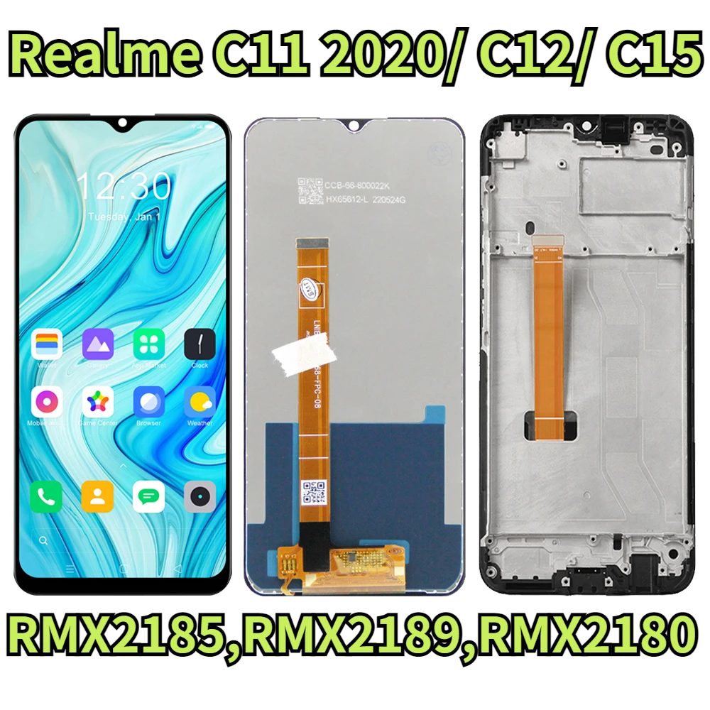 Экран для Realme C11 RMX2185, ЖК-дисплей, сенсорный экран с рамкой для Realme C12 RMX2189/ Realme C15 RMX2180, сменный экран
Экран для Realme C11 RMX2185, ЖК-дисплей, сенсорный экран с рамкой для Realme C12 RMX2189/ Realme C15 RMX2180, сменный экран