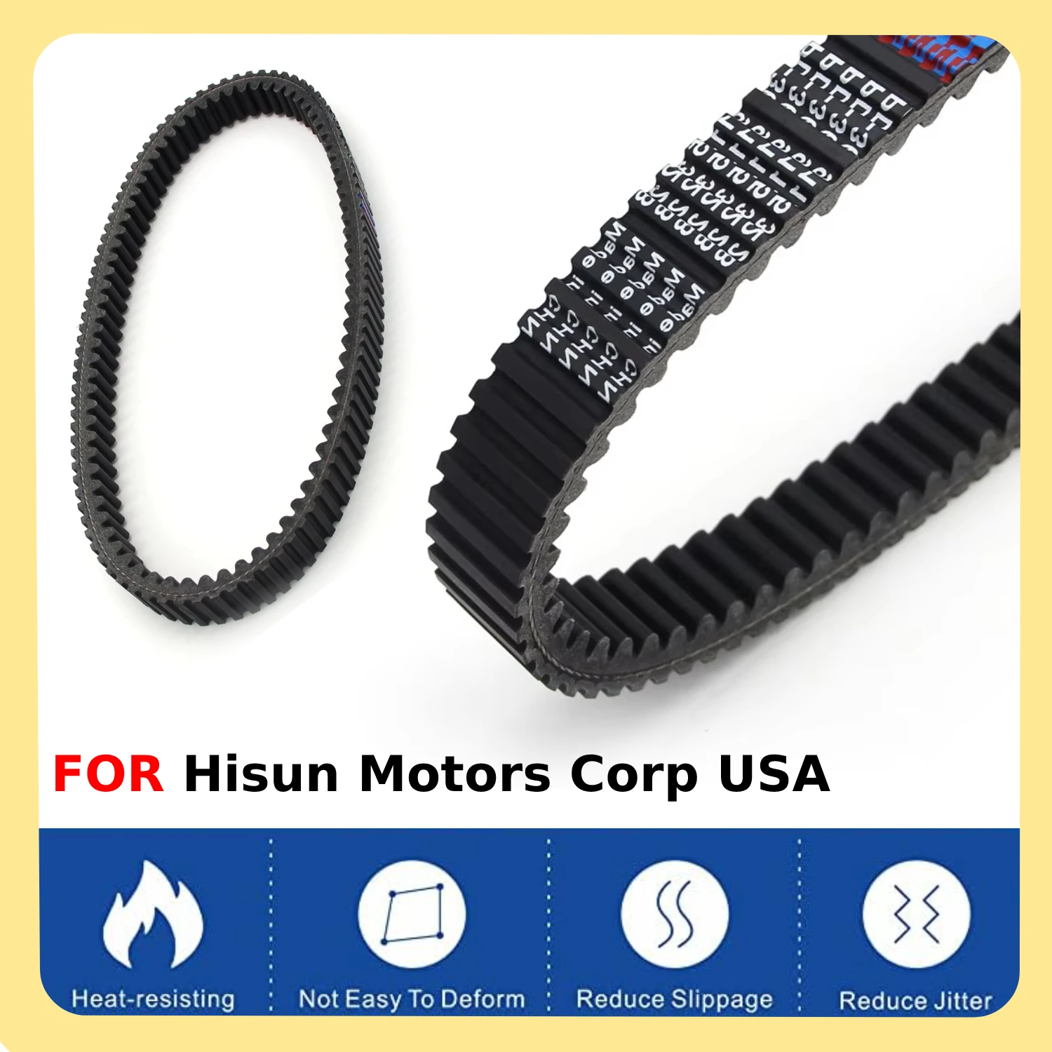 Motorcycle Drive Belt For Hisun Motors Corp USA Forge Sector Tactic Vector 450 500 550 700 750 HS500 HS700 HS750 New Accessories
Motorcycle Drive Belt For Hisun Motors Corp USA Forge Sector Tactic Vector 450 500 550 700 750 HS500 HS700 HS750 New Accessories