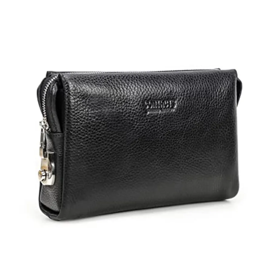 Clutch Purse Bag Leather for Men Anti Theft Wristlet Handbag Wallet Multiple Compartments Card Phone Holder Travel Bag
Clutch Purse Bag Leather for Men Anti Theft Wristlet Handbag Wallet Multiple Compartments Card Phone Holder Travel Bag