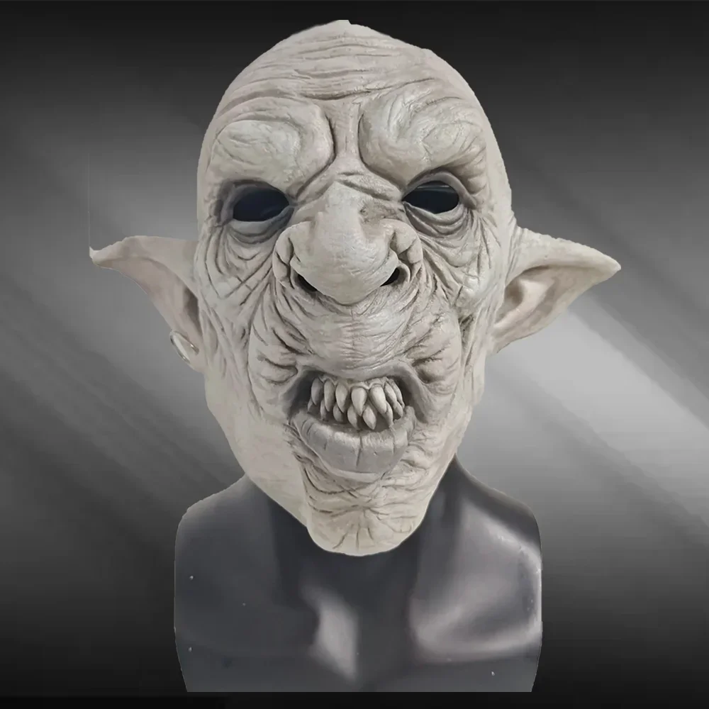 1PC Goblin Mask Cosplay Vampire Demon Costume Horror Halloween Party Creepy Latex Adult Decorative Mask Earring Accessories Prop
1PC Goblin Mask Cosplay Vampire Demon Costume Horror Halloween Party Creepy Latex Adult Decorative Mask Earring Accessories Prop