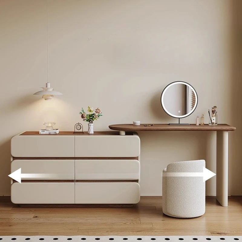 Скандинавский средневековый кремовый ореховый цвет, угловой шкаф, столик для макияжа, встроенный выдвижной угловой столик для спальни, столик для макияжа из цельного дерева
Скандинавский средневековый кремовый ореховый цвет, угловой шкаф, столик для макияжа, встроенный выдвижной угловой столик для спальни, столик для макияжа из цельного дерева