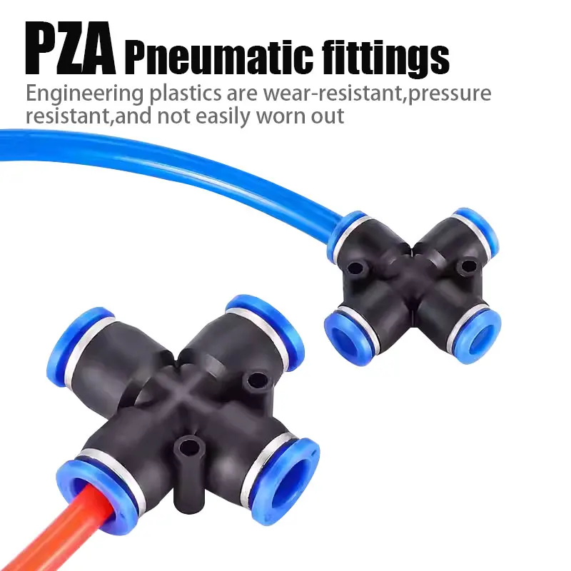 50/100/500/1000Pcs PZA Pneumatic Quick Plug Fitting - PZA-4/6/8/10/12mm - Four-Way Quick Connector for Air Compressor PU Pipe
50/100/500/1000Pcs PZA Pneumatic Quick Plug Fitting - PZA-4/6/8/10/12mm - Four-Way Quick Connector for Air Compressor PU Pipe