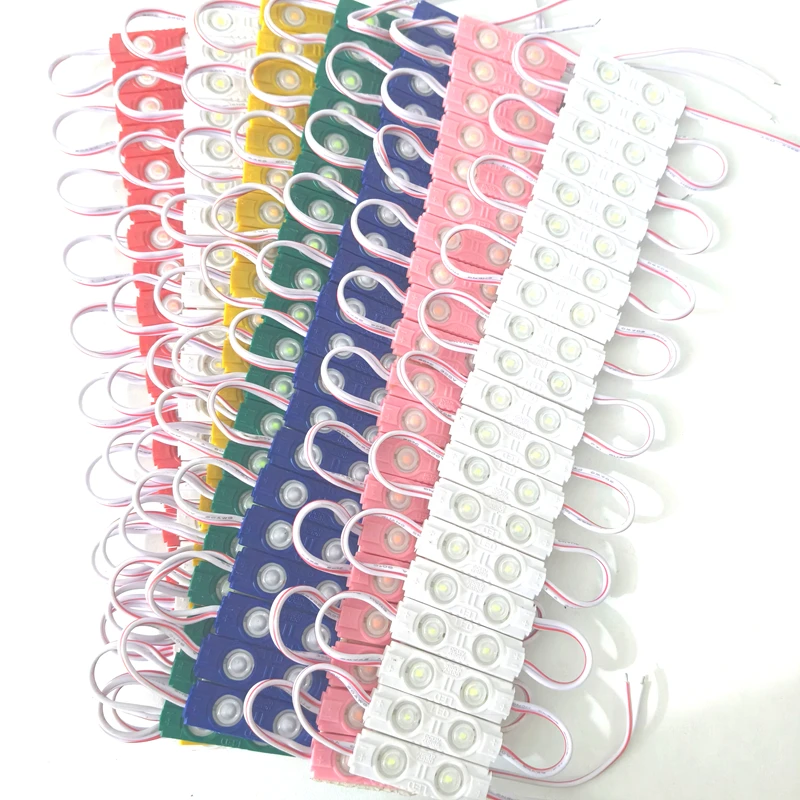 100PCS 2led 12V Multicolour Led Modules 2835 Light for Backlight Waterproof IP65 shop signs White Warm Blue Green Red color
100PCS 2led 12V Multicolour Led Modules 2835 Light for Backlight Waterproof IP65 shop signs White Warm Blue Green Red color