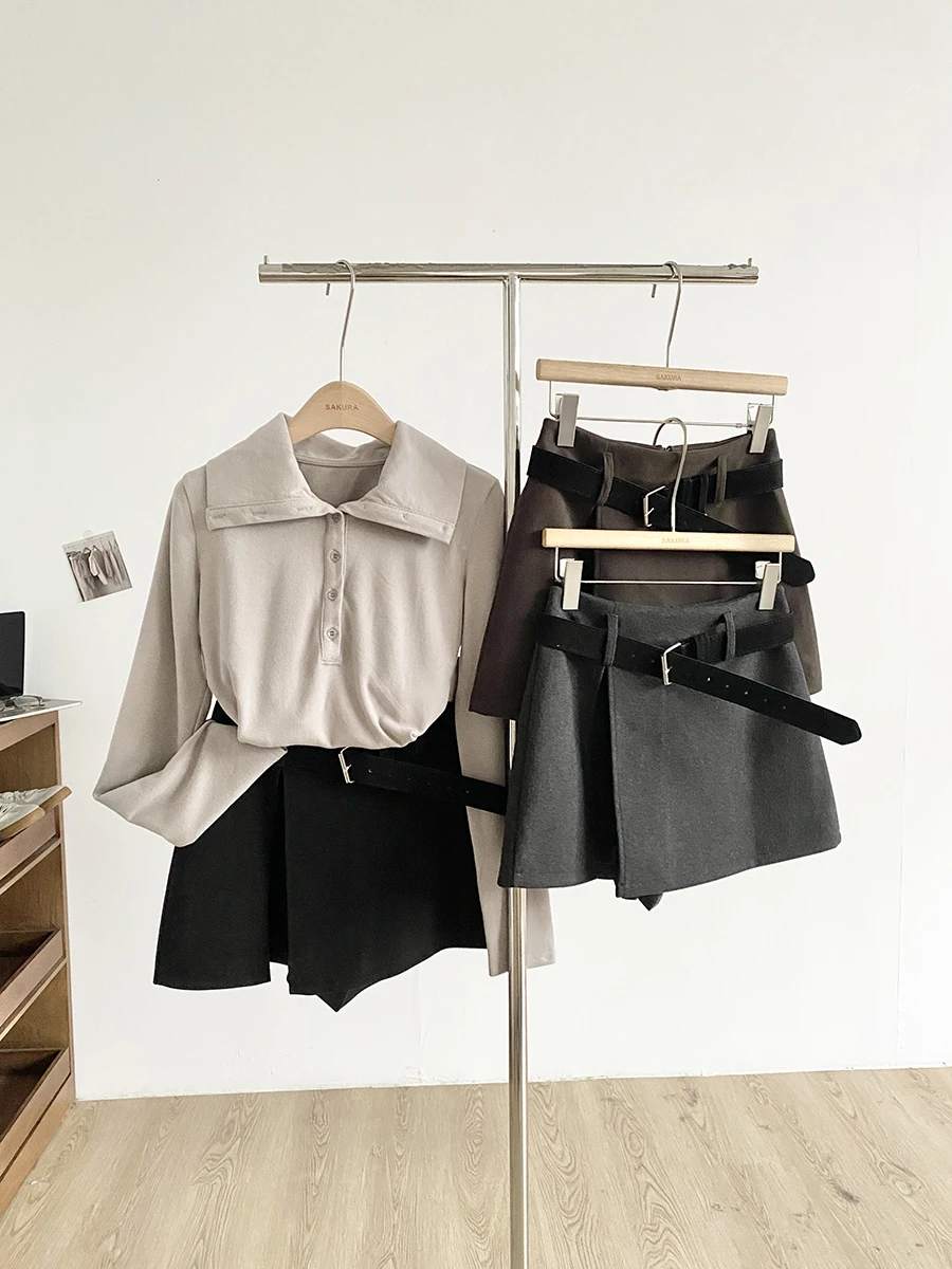 Spring 2026 High Waist Casual Woolen Short Pants Women's Elegant Commute Style Skirt Pants Polyester Fiber Ladies Fashion
Spring 2026 High Waist Casual Woolen Short Pants Women's Elegant Commute Style Skirt Pants Polyester Fiber Ladies Fashion