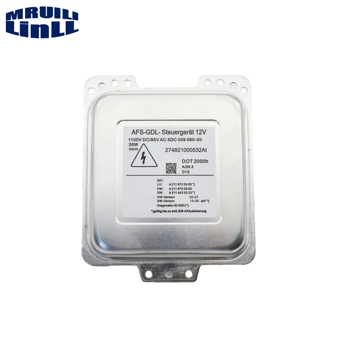 Новый блок управления балластом ксеноновых фар HID 5DC00906000 5DC009060-00 для Mercedes Benz E CLASS W211 S211 2007-2009
Новый блок управления балластом ксеноновых фар HID 5DC00906000 5DC009060-00 для Mercedes Benz E CLASS W211 S211 2007-2009