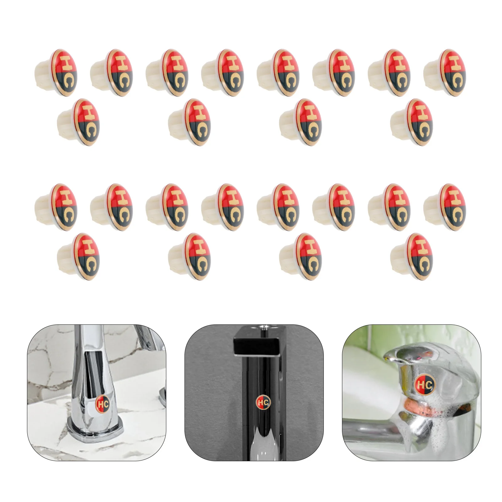 40pcs Hot Cold Indicator Sign For Faucet Handles 6.7Mm Holes Blue Red Reusable Label Tag Durable Replacement Parts Kitchen
40pcs Hot Cold Indicator Sign For Faucet Handles 6.7Mm Holes Blue Red Reusable Label Tag Durable Replacement Parts Kitchen