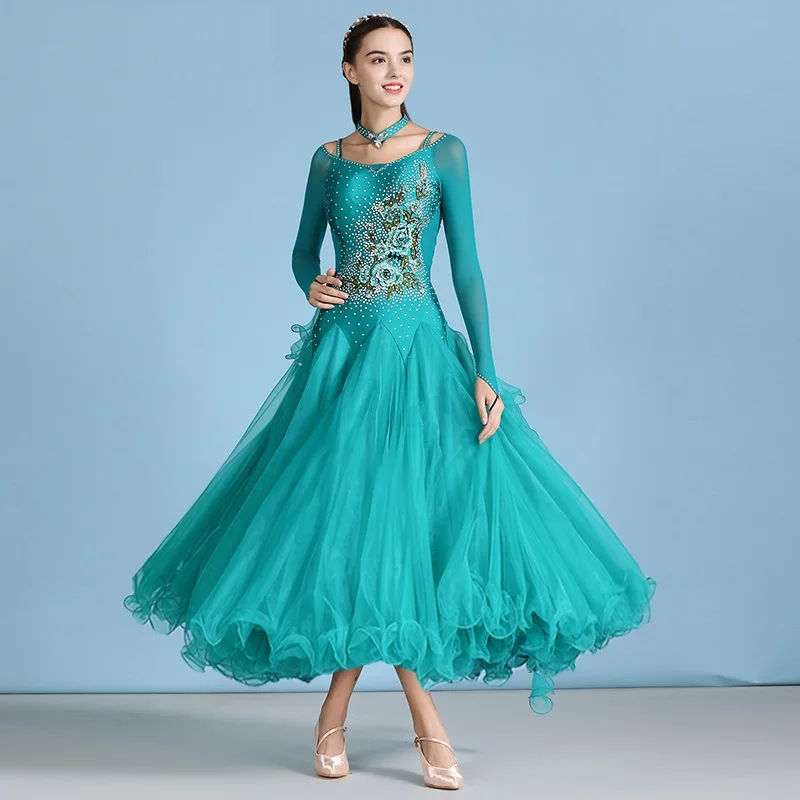 X6009 Adult Modern Dance Dress Ballroom Dancing Costume Fringe Waltz Dress Rumba Costumes Modern Dance Costumes Wear
X6009 Adult Modern Dance Dress Ballroom Dancing Costume Fringe Waltz Dress Rumba Costumes Modern Dance Costumes Wear