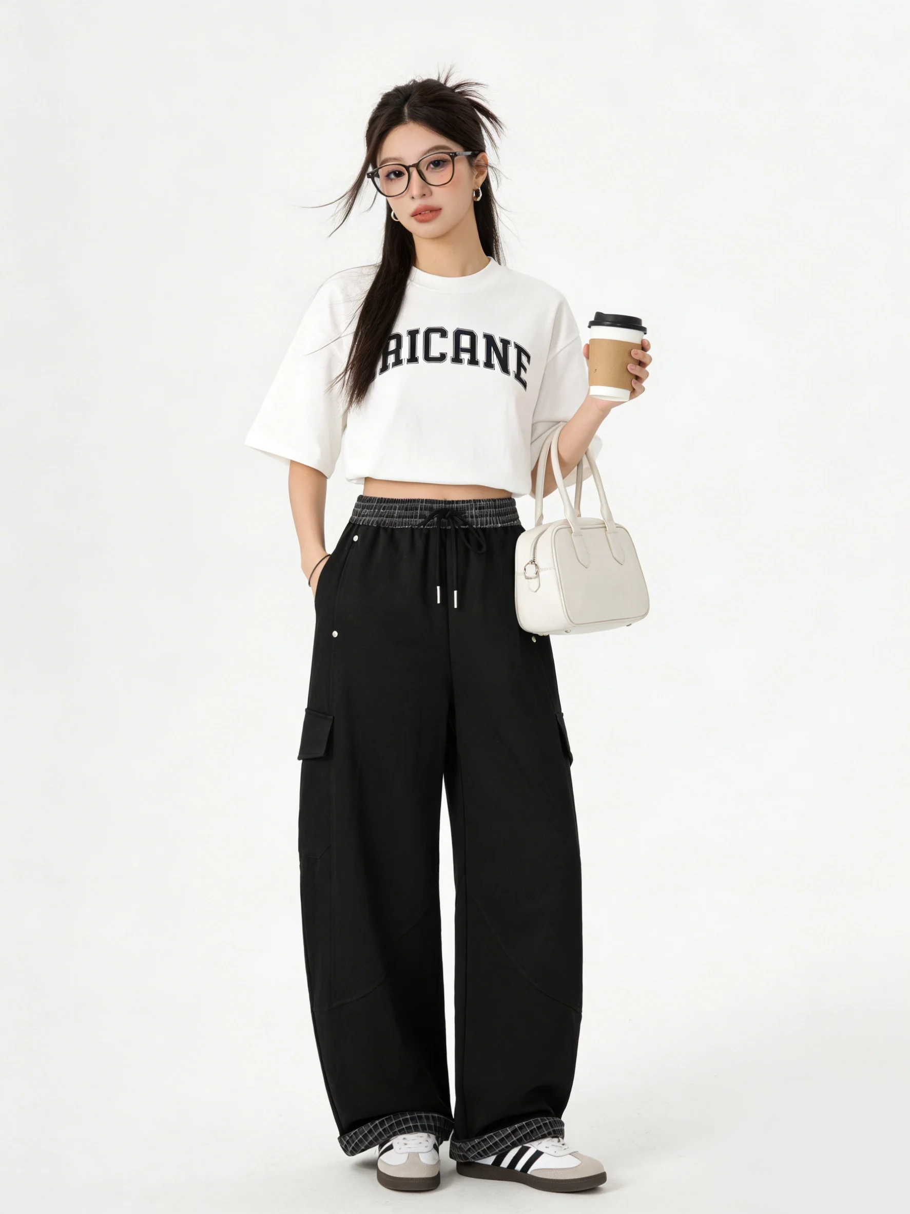 Early Spring American Retro Casual Wide Leg Pants Women's Loose Checkered Color Block Workwear Sports Style Trousers
Early Spring American Retro Casual Wide Leg Pants Women's Loose Checkered Color Block Workwear Sports Style Trousers