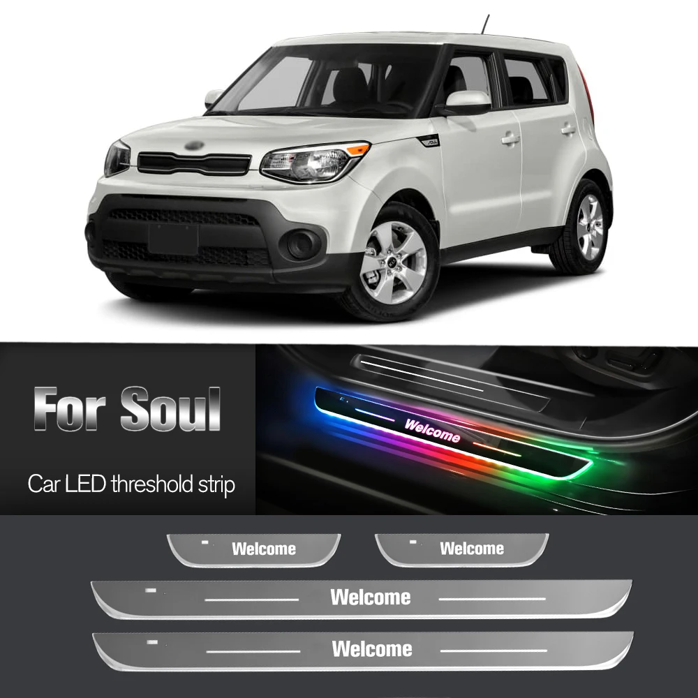 Car Door Sill Light For Kia Soul 1 2 3 2009-2023 2010 2012 2016 Customized Logo LED Welcome Threshold Pedal Lamp Accessories
Car Door Sill Light For Kia Soul 1 2 3 2009-2023 2010 2012 2016 Customized Logo LED Welcome Threshold Pedal Lamp Accessories