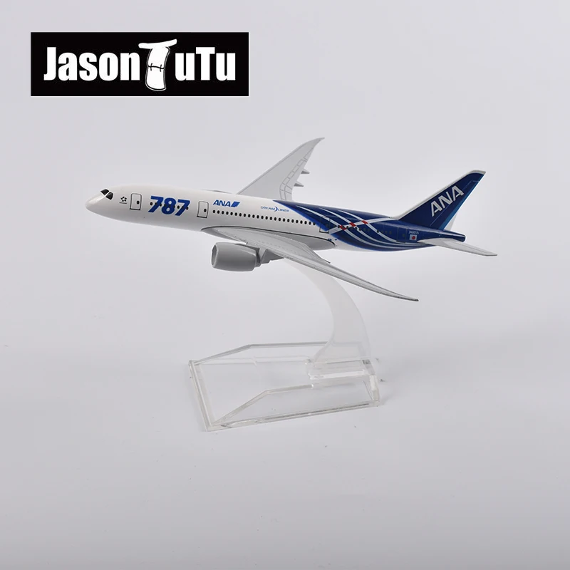 JASON TUTU 1/400 Scale Diecast Metal All Nippon Airways Boeing 787 ANA B787 Aircraft Model 16CM Miniature Authentic Collectible
JASON TUTU 1/400 Scale Diecast Metal All Nippon Airways Boeing 787 ANA B787 Aircraft Model 16CM Miniature Authentic Collectible