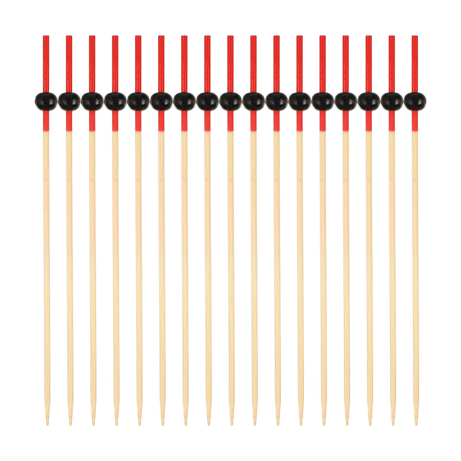 Bamboo Fruit Picks Disposable Appetizer Skewers Toothpicks for Cocktails Parties Food Bar Tools Round Bead Practical
Bamboo Fruit Picks Disposable Appetizer Skewers Toothpicks for Cocktails Parties Food Bar Tools Round Bead Practical
