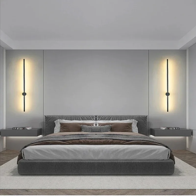 Скандинавский художественный дизайн, минималистичные настенные светильники с длинной линией, современное простое украшение для гостиной, роскошный отель, элитный настенный светильник
Скандинавский художественный дизайн, минималистичные настенные светильники с длинной линией, современное простое украшение для гостиной, роскошный отель, элитный настенный светильник