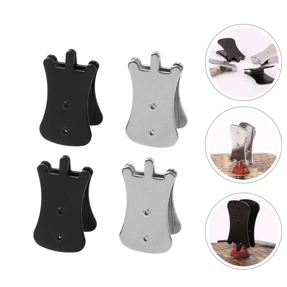 4 pcs Portable Erhu Clips Galvanized Steel Simple Design Easy Install Sound Reduction Accessories For Huqin Fiddle Electroplated
4 pcs Portable Erhu Clips Galvanized Steel Simple Design Easy Install Sound Reduction Accessories For Huqin Fiddle Electroplated