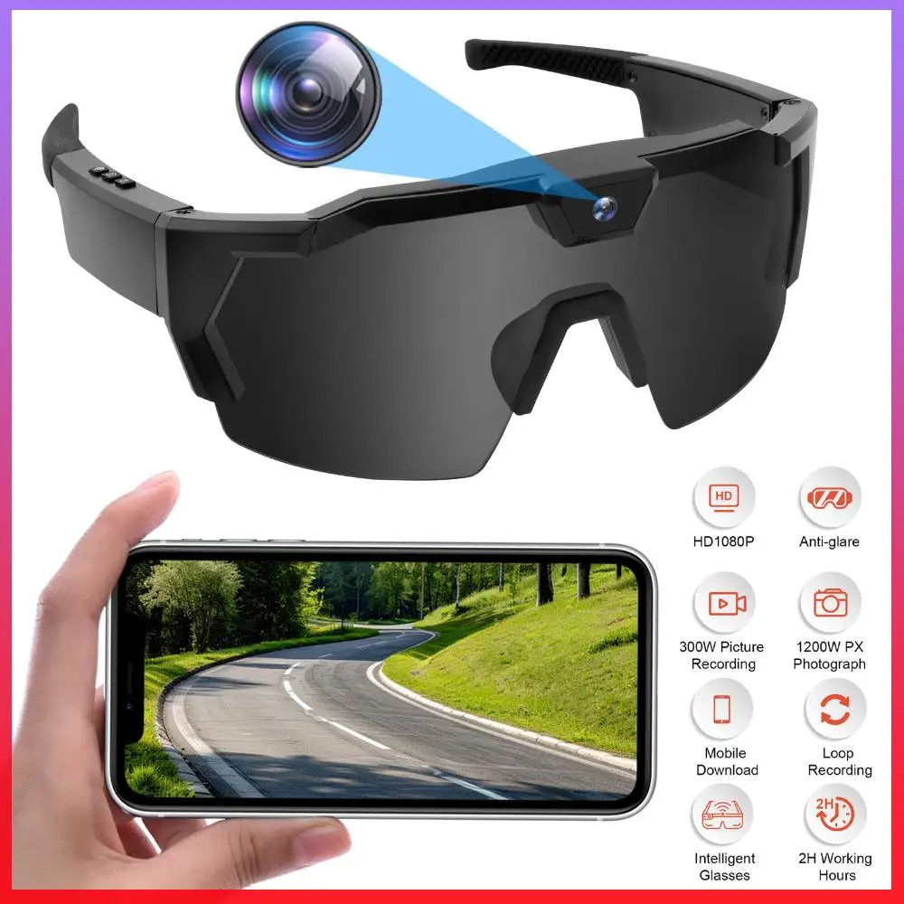Спортивные очки-камера для велоспорта с 64 ГБ ПЗУ, носимые очки для мужчин и женщин
Спортивные очки-камера для велоспорта с 64 ГБ ПЗУ, носимые очки для мужчин и женщин