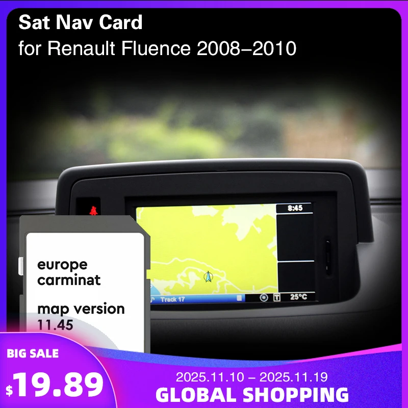 Carminat 11.45 for Renault Fluence 2008 2010 Car Gps Map Sd Card 8GB Cover Hungary Melta Poland Monaco
Carminat 11.45 for Renault Fluence 2008 2010 Car Gps Map Sd Card 8GB Cover Hungary Melta Poland Monaco