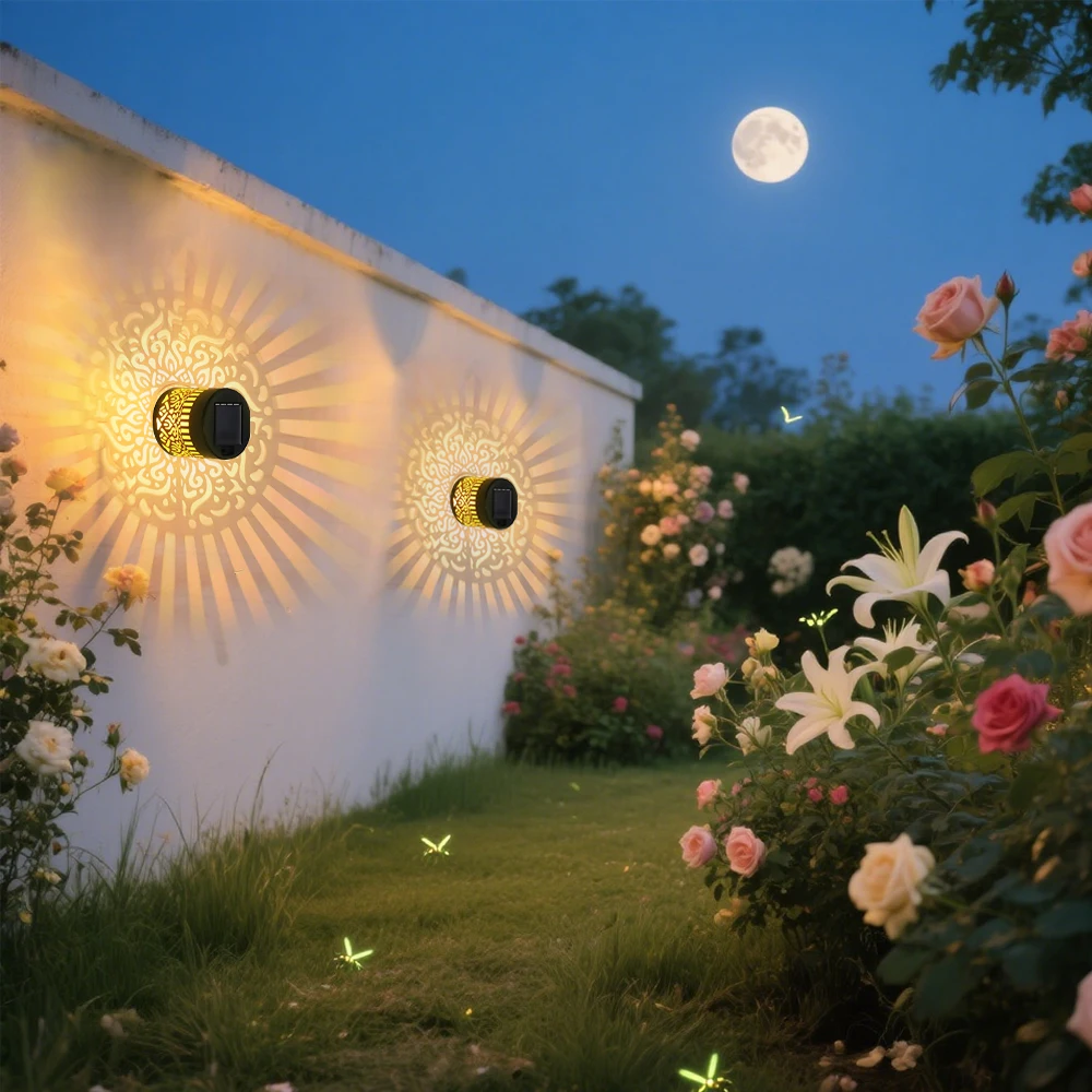 Outdoor Garden Solar Light Iron Art Hanging Light Hollow LED Landscape Light Garden Decoration Projection Light Waterproof Tools
Outdoor Garden Solar Light Iron Art Hanging Light Hollow LED Landscape Light Garden Decoration Projection Light Waterproof Tools