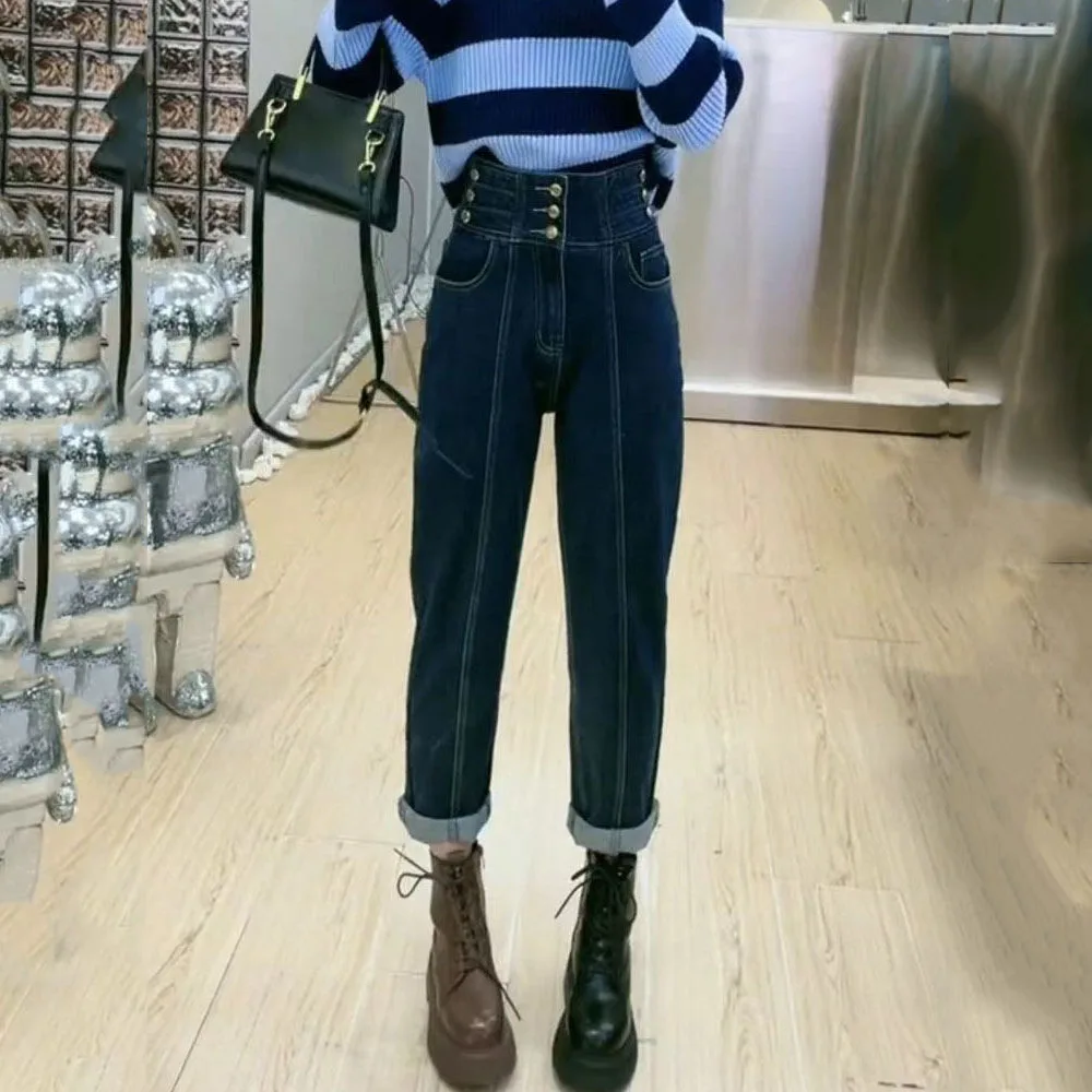 2024 High waisted jeans women's wide leg pants oversized autumn and winter smoke pipe pants chubby French stick pantss pants
2024 High waisted jeans women's wide leg pants oversized autumn and winter smoke pipe pants chubby French stick pantss pants