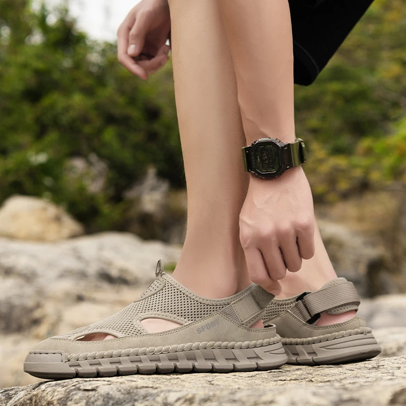 Summer Sandals Shoes Men Outdoor Breathable Lightweight Low-top Shoes Men Anti-slip Flat Water-resistant Hiking Casual Shoes Men
Summer Sandals Shoes Men Outdoor Breathable Lightweight Low-top Shoes Men Anti-slip Flat Water-resistant Hiking Casual Shoes Men