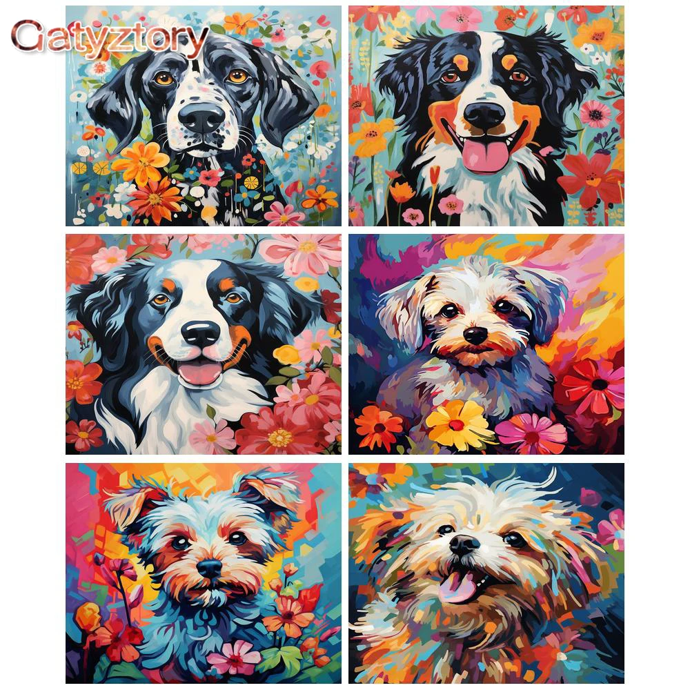 GATYZTORY Paint By Numbers Dog Oil Picture Drawing Canvas Acrylic Paint For Adult Kit Coloring By Number For Home Decor Wall Art
GATYZTORY Paint By Numbers Dog Oil Picture Drawing Canvas Acrylic Paint For Adult Kit Coloring By Number For Home Decor Wall Art