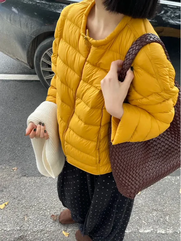 Short Cotton Jacket Stand Collar Korean Style Women's Fashion Design Unique Winter Coat Small Size Popular Commute Wear
Short Cotton Jacket Stand Collar Korean Style Women's Fashion Design Unique Winter Coat Small Size Popular Commute Wear