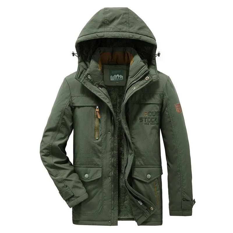 Short Jacket Man Solid Zip Windbreaker Winter Men's Fleece Jacket Warm Loose Cargo Parkas Male Plus Velvet Cotton Padded Coat
Short Jacket Man Solid Zip Windbreaker Winter Men's Fleece Jacket Warm Loose Cargo Parkas Male Plus Velvet Cotton Padded Coat