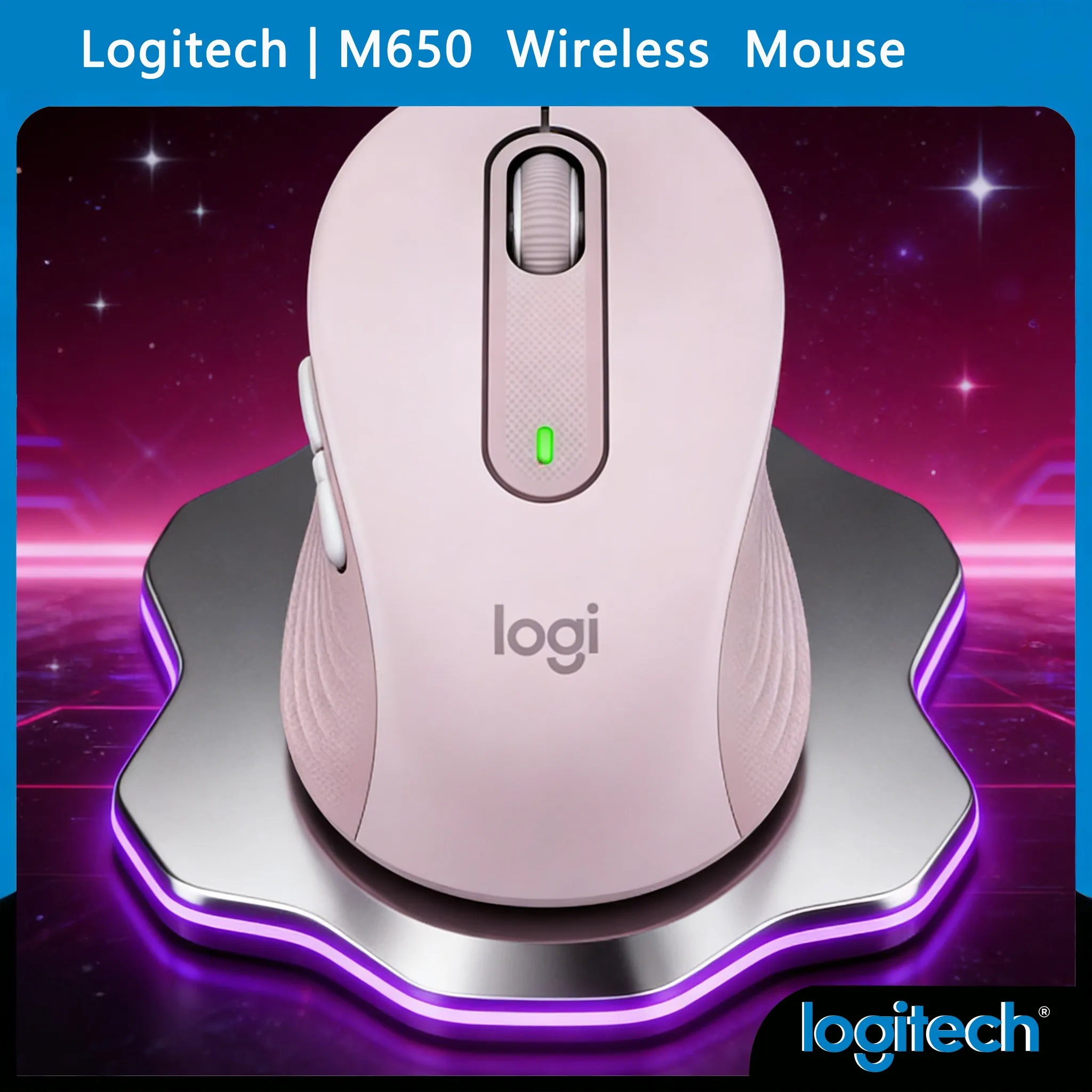 Logitech M650/M650/M650LL Multi-OS Office Mouse - Works with All Office Computers