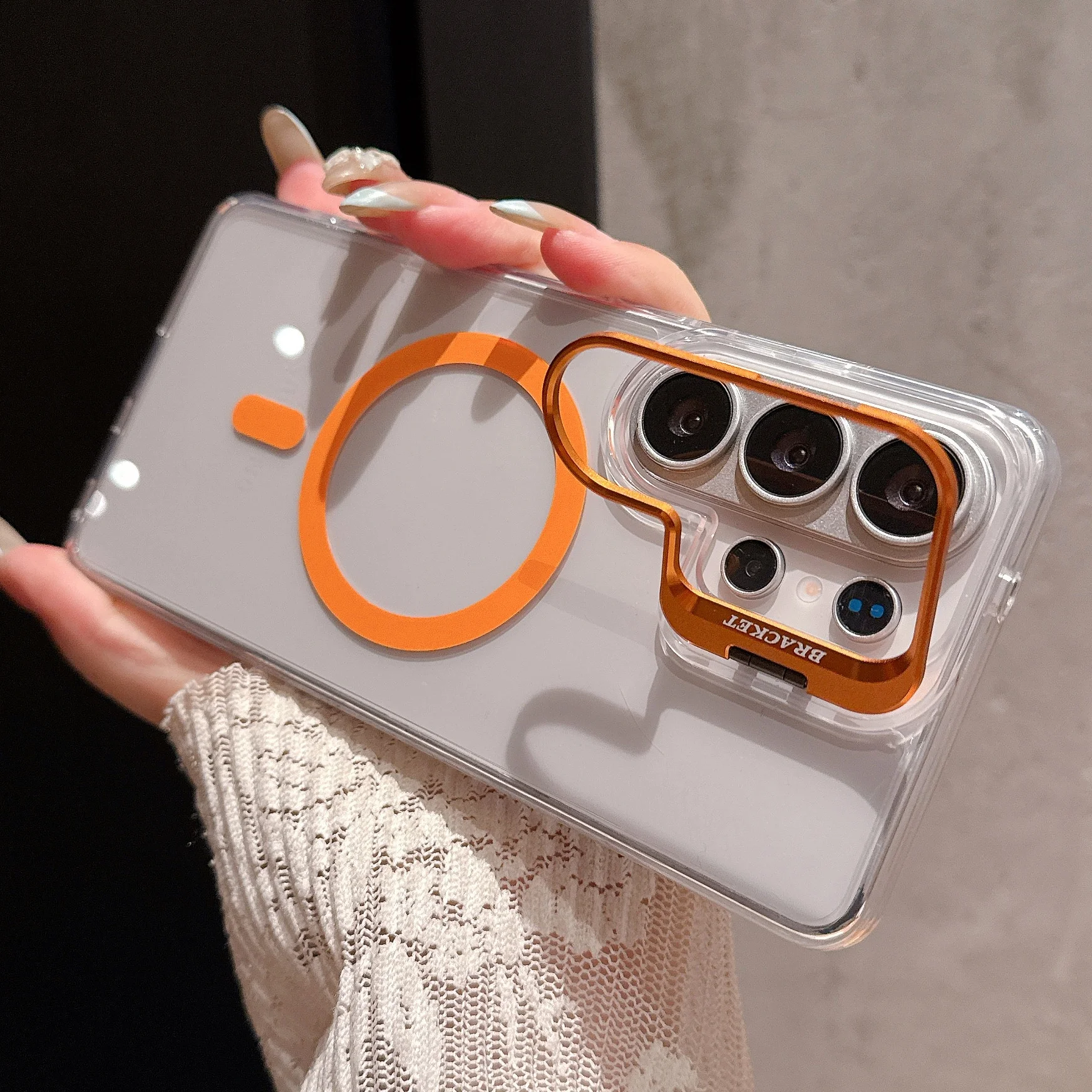 Foldable Lens Holder Cover For Samsung S26 Ultra Transparent Magnetic Case For Samsung S26Ultra S25 Plus S24 Ultra S23Ultra Case
Foldable Lens Holder Cover For Samsung S26 Ultra Transparent Magnetic Case For Samsung S26Ultra S25 Plus S24 Ultra S23Ultra Case
