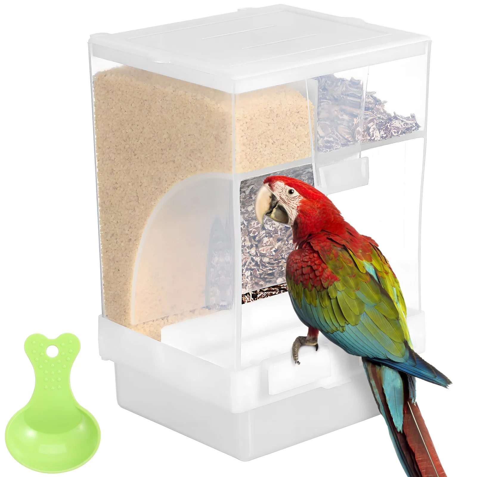 Parrot Bird Feeder Cage Accessories Automatic Pet Parakeet Birds Feeding Tool Holder Birdcage
Parrot Bird Feeder Cage Accessories Automatic Pet Parakeet Birds Feeding Tool Holder Birdcage