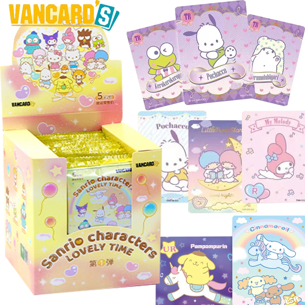 Genuine Vancard's Sanrio Collection Card Fashion Trend Cartoon Cute Anime IP Figures Creative Design Theme Cards Children's Gift
Genuine Vancard's Sanrio Collection Card Fashion Trend Cartoon Cute Anime IP Figures Creative Design Theme Cards Children's Gift