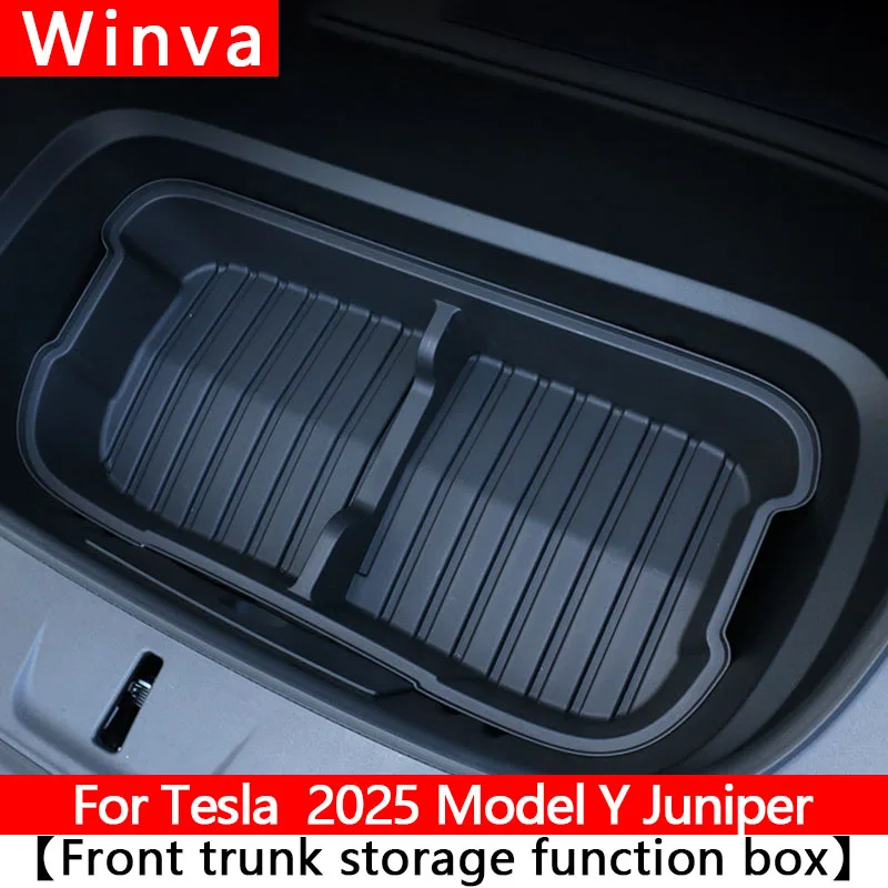 For Tesla 2025 Model Y Juniper Front Trunk Storage Box Single -Layer Trunk Organizer Tray Parts Car Front Trunk Accessories
For Tesla 2025 Model Y Juniper Front Trunk Storage Box Single -Layer Trunk Organizer Tray Parts Car Front Trunk Accessories