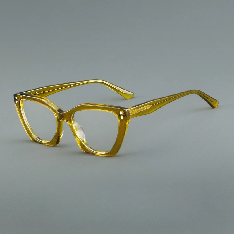 2025 Vintage Acetate Fashionable Spectacle Frame High-quality Handcrafted Cat-eye Myopia Reading Prescription Glasses for Women
2025 Vintage Acetate Fashionable Spectacle Frame High-quality Handcrafted Cat-eye Myopia Reading Prescription Glasses for Women