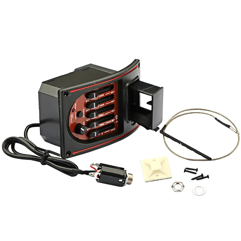 ABUE-Guitar Pickup Tone Controls EQ Equalizer Tuner Piezo Pickup Acoustic Guitar Pre-Wired Preamp Guitar Parts Accessories
ABUE-Guitar Pickup Tone Controls EQ Equalizer Tuner Piezo Pickup Acoustic Guitar Pre-Wired Preamp Guitar Parts Accessories
