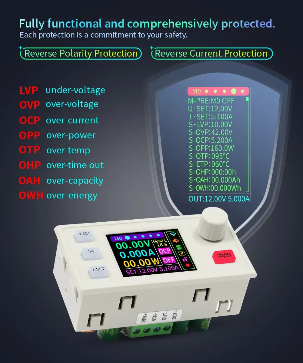SK150S8A150W CNC buck boost DC adjustable voltage regulator power supply constant voltage constant current solar charging module
SK150S8A150W CNC buck boost DC adjustable voltage regulator power supply constant voltage constant current solar charging module