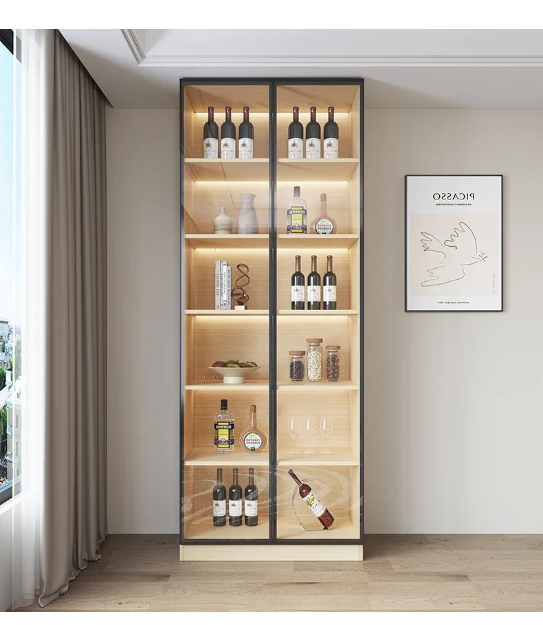 Integrated dining cabinet against the wall, luxurious living room, wine cabinet, bowl cabinet, kitchen storage cabinet
Integrated dining cabinet against the wall, luxurious living room, wine cabinet, bowl cabinet, kitchen storage cabinet