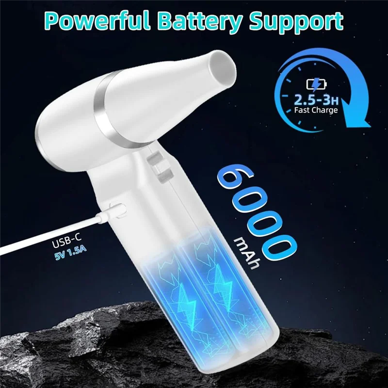2025 New-Compressed Air Duster, 110000RPM Electric Air Duster,Keyboard Cleaner For Office, Rechargeable No Canned Air Duster
2025 New-Compressed Air Duster, 110000RPM Electric Air Duster,Keyboard Cleaner For Office, Rechargeable No Canned Air Duster