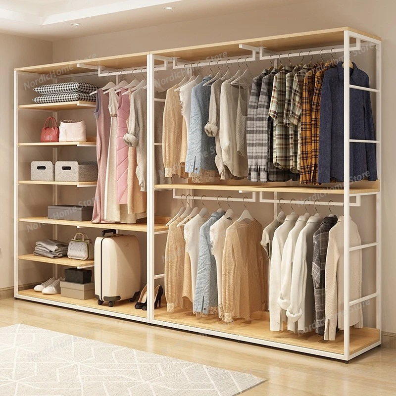 Ironwork Cloakroom Wardrobes Floor-standing Bedroom Clothes Hanger Living Room Cabinets Storage Rack Furniture Taquilla JT40W
Ironwork Cloakroom Wardrobes Floor-standing Bedroom Clothes Hanger Living Room Cabinets Storage Rack Furniture Taquilla JT40W