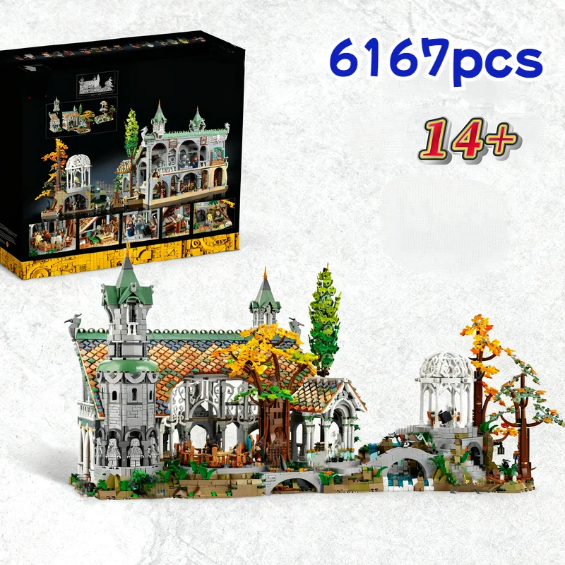 Hot classic film 6167pcs building blocks Film Series of the Rings Street View Desktop decoration Model Style for Gifts
Hot classic film 6167pcs building blocks Film Series of the Rings Street View Desktop decoration Model Style for Gifts