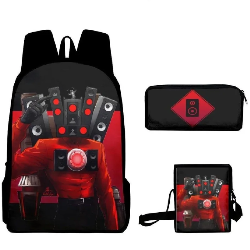 1/2/3Pcs 3D Game New Product Skibidi Toilet Creative Toilet Backpack Schoolbag Children's Lunch Bag Pencil Case Three-piece Set
1/2/3Pcs 3D Game New Product Skibidi Toilet Creative Toilet Backpack Schoolbag Children's Lunch Bag Pencil Case Three-piece Set