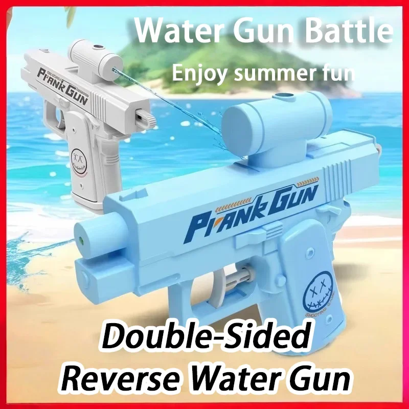 Outdoor Portable Double-sided Reverse Water Gun Prank Mini Water play Reverse Water Spray Toy Creative Children Gift New
Outdoor Portable Double-sided Reverse Water Gun Prank Mini Water play Reverse Water Spray Toy Creative Children Gift New