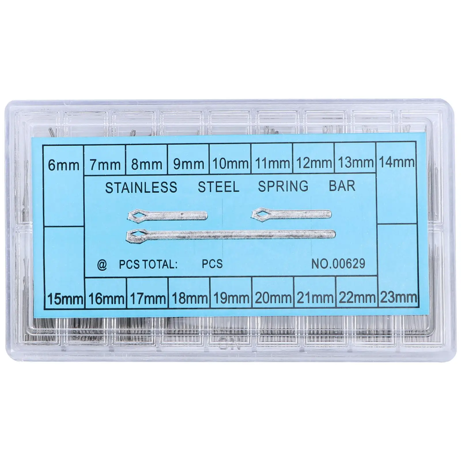 360pcs Watch Band Spring Bars Stainless Steel 18 Sizes Pins Repair Tool Silver Metal Straps Seamless Ear Accessories
360pcs Watch Band Spring Bars Stainless Steel 18 Sizes Pins Repair Tool Silver Metal Straps Seamless Ear Accessories