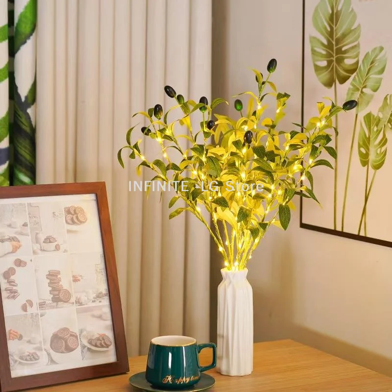 LED Olive Branch Fairy Lights - Decorative Floral Plastic Twig For Home, Xmas, Halloween, Coffee Shop Vase & Tabletop Decor
LED Olive Branch Fairy Lights - Decorative Floral Plastic Twig For Home, Xmas, Halloween, Coffee Shop Vase & Tabletop Decor