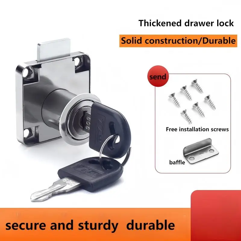 Drawer lock 138-22 Cabinet lock Office desk cabinet lock Furniture wardrobe lock File cabinet lock 136
Drawer lock 138-22 Cabinet lock Office desk cabinet lock Furniture wardrobe lock File cabinet lock 136