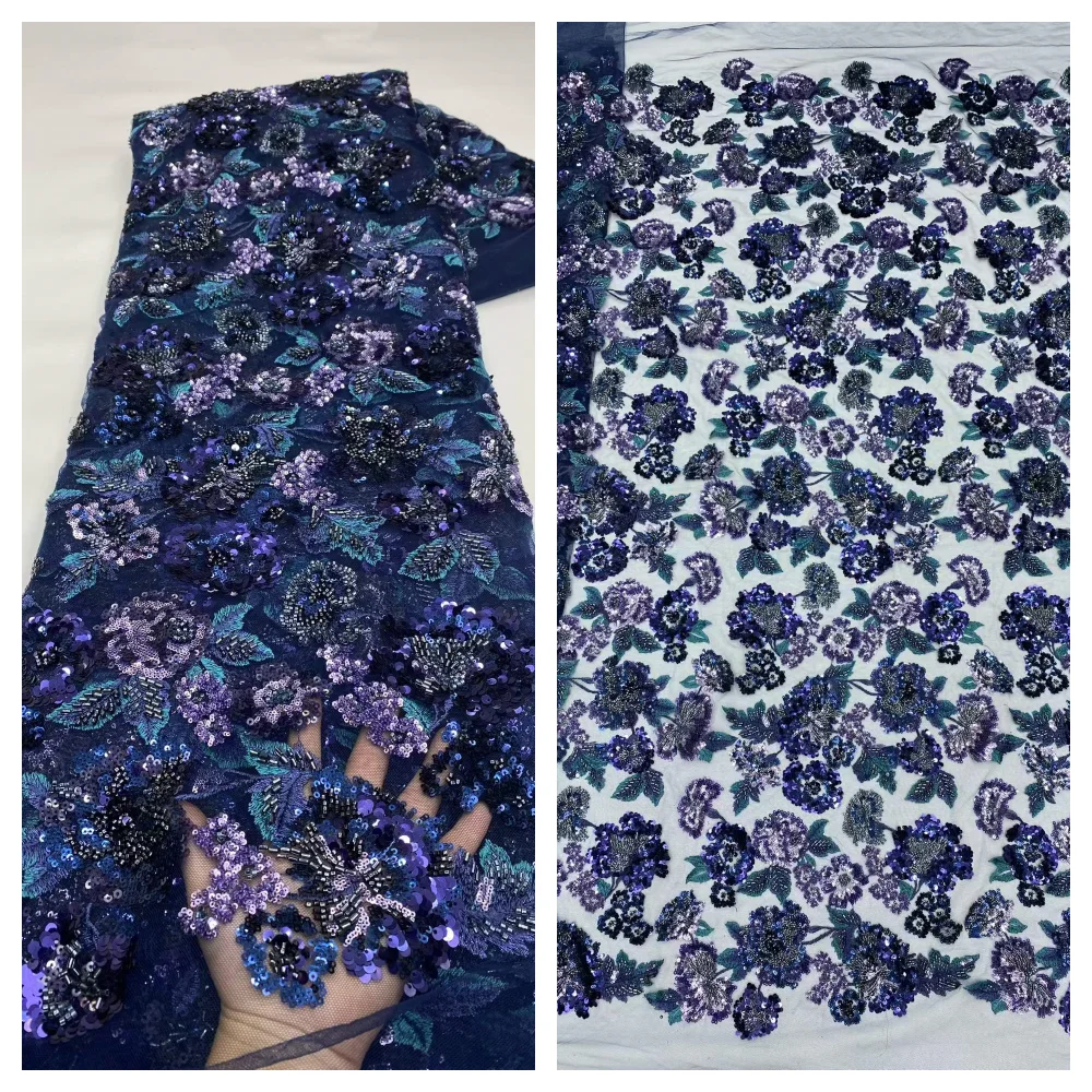 2026 High Quality Luxurious Nigerian African Beads Lace Fabric Sequins Embroidery African French Lace Fabric For Wedding Dress
2026 High Quality Luxurious Nigerian African Beads Lace Fabric Sequins Embroidery African French Lace Fabric For Wedding Dress