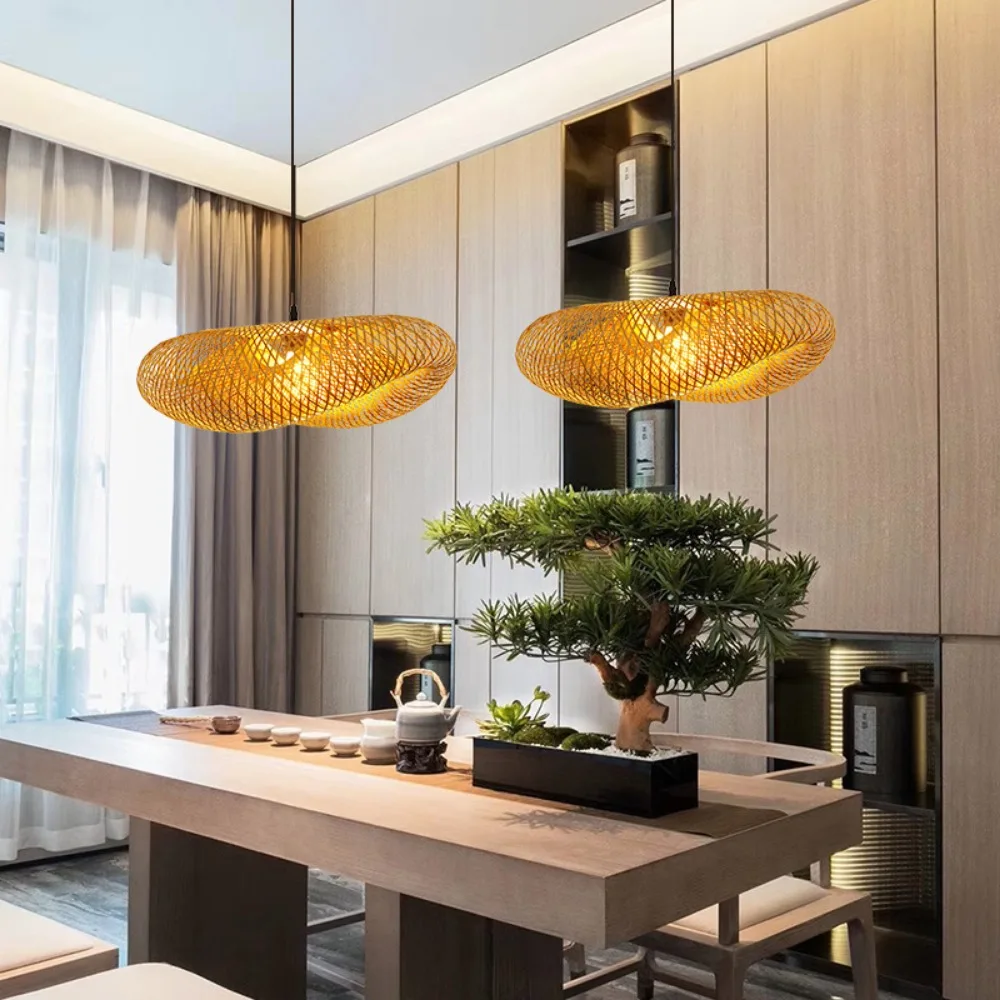 Southeast Asian Bamboo Chandelier Tea RoomHome Creative Living Room Bedroom Corridor Restaurant Chandelier Straw Hat Bamboo Lamp
Southeast Asian Bamboo Chandelier Tea RoomHome Creative Living Room Bedroom Corridor Restaurant Chandelier Straw Hat Bamboo Lamp