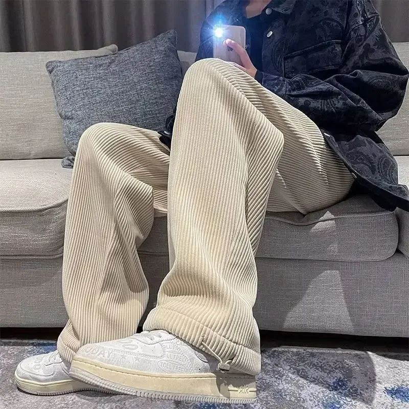 Spring corduroy Pants for men High Street loose casual pants for men student wide leg pants japanese streetwear vintage
Spring corduroy Pants for men High Street loose casual pants for men student wide leg pants japanese streetwear vintage