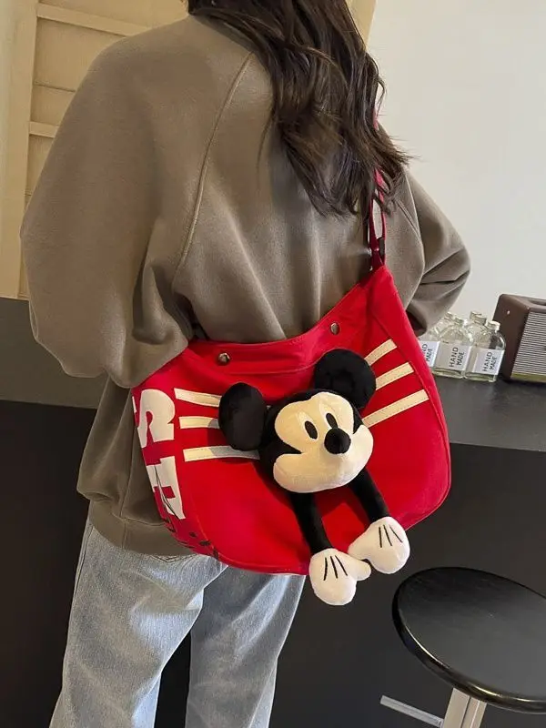 Милая MINISO аниме Kawaii Ins модная милая сумка для хранения кукол милая холщовая сумка с Микки женская сумка через плечо подарки игрушки
Милая MINISO аниме Kawaii Ins модная милая сумка для хранения кукол милая холщовая сумка с Микки женская сумка через плечо подарки игрушки